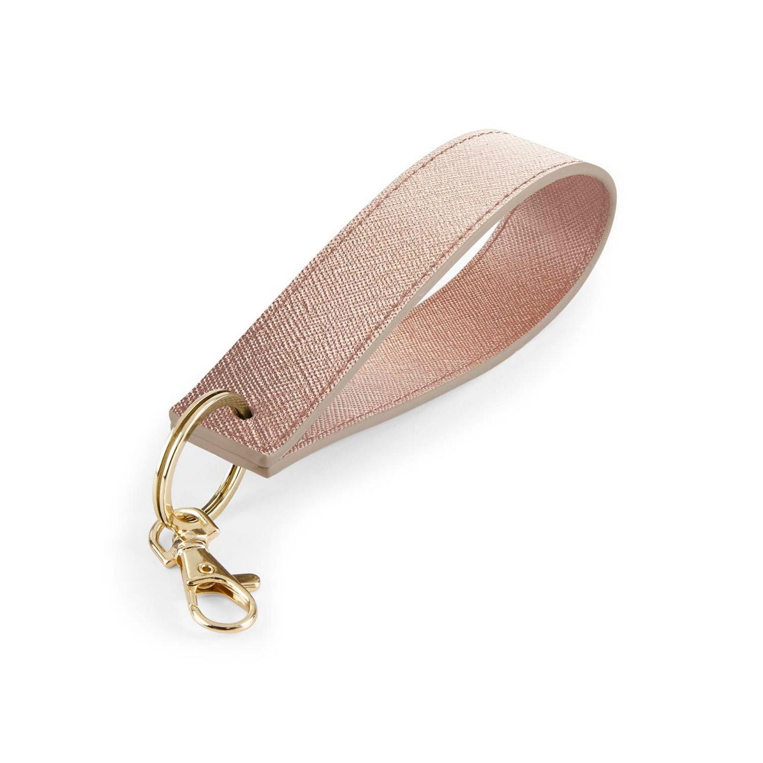 Bagbase Boutique Wristlet Keyring - Rose Gold