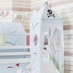 Noa & Nani Pirate Pete Kids Cabin Bed Tower Accessory for Midsleeper & Bunk Beds