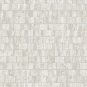 Messina Tile Wallpaper in Beige and Gold