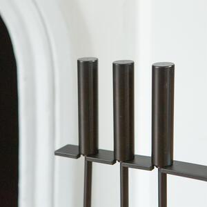 4pc Goodwood Fireside Companion Set - Black