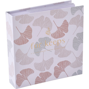 Lifeideas 200 Pocket 4x6 Photo Album with Ginkgo Leaf Cover