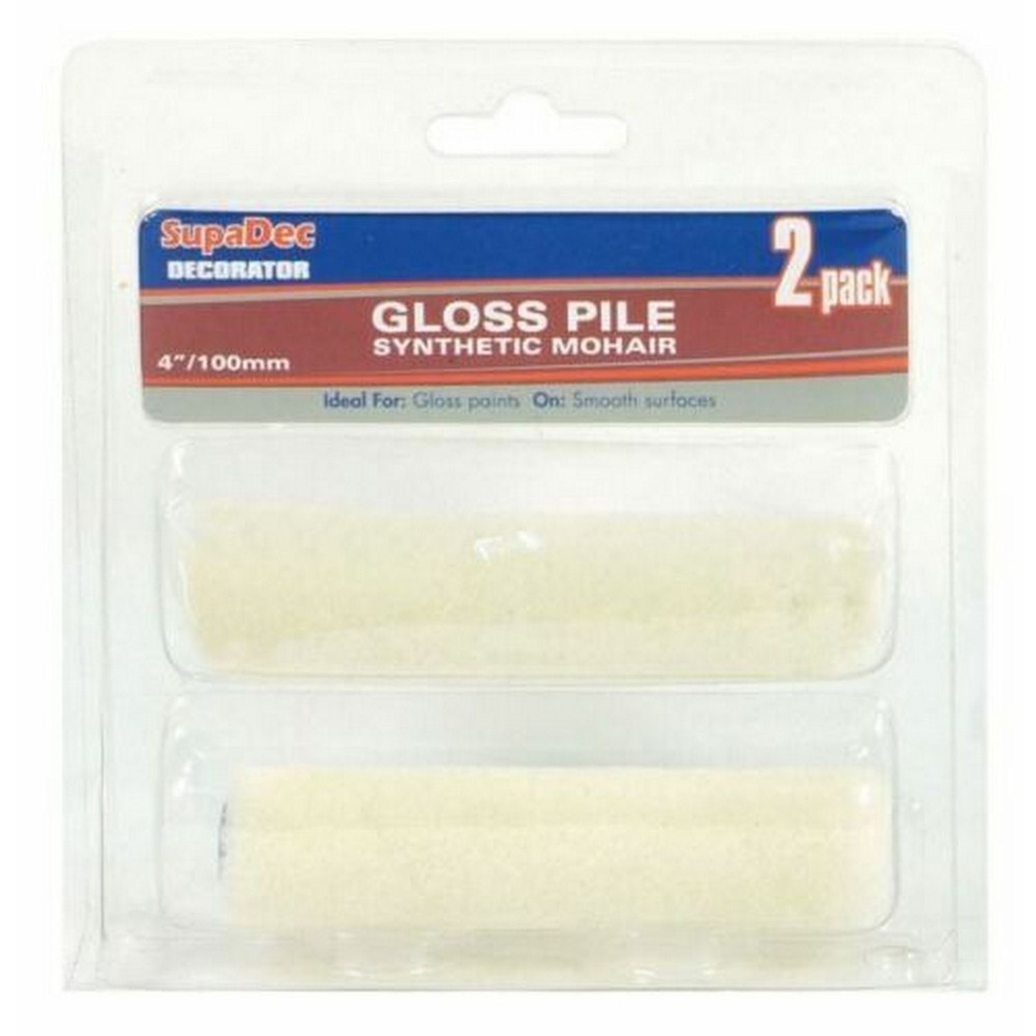 Supadec Mini Gloss Roller (Pack Of 2) - Cream