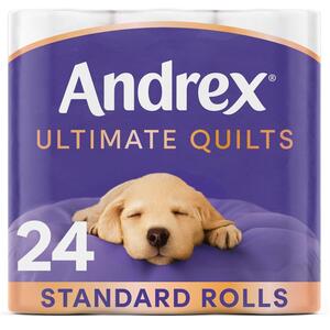 Andrex Supreme Quilts Fragrance Free Toilet Paper 144 Rolls