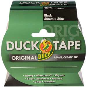 Shurtape Original Duck Tape black 50mm x 50m - pack of 6 model 211116