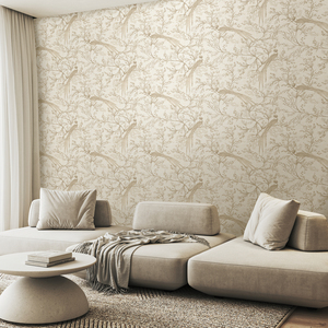 Bird Toile - Stone