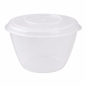 2L Large Microwave Steam Pudding Bowl With Lid Reusable Plastic Pudding Basin
