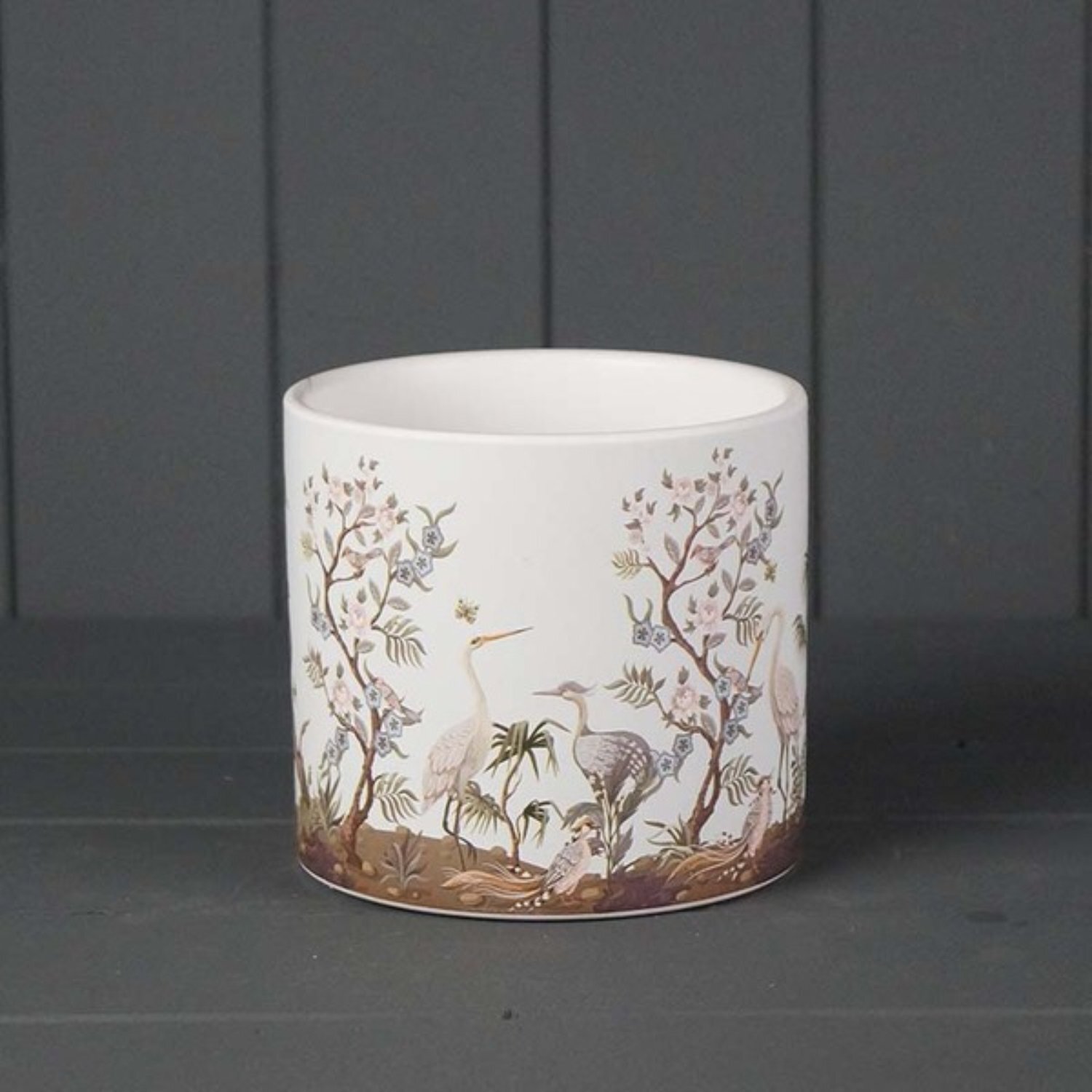 Kdmd Classic White Japanese Pot Plant Pot - White