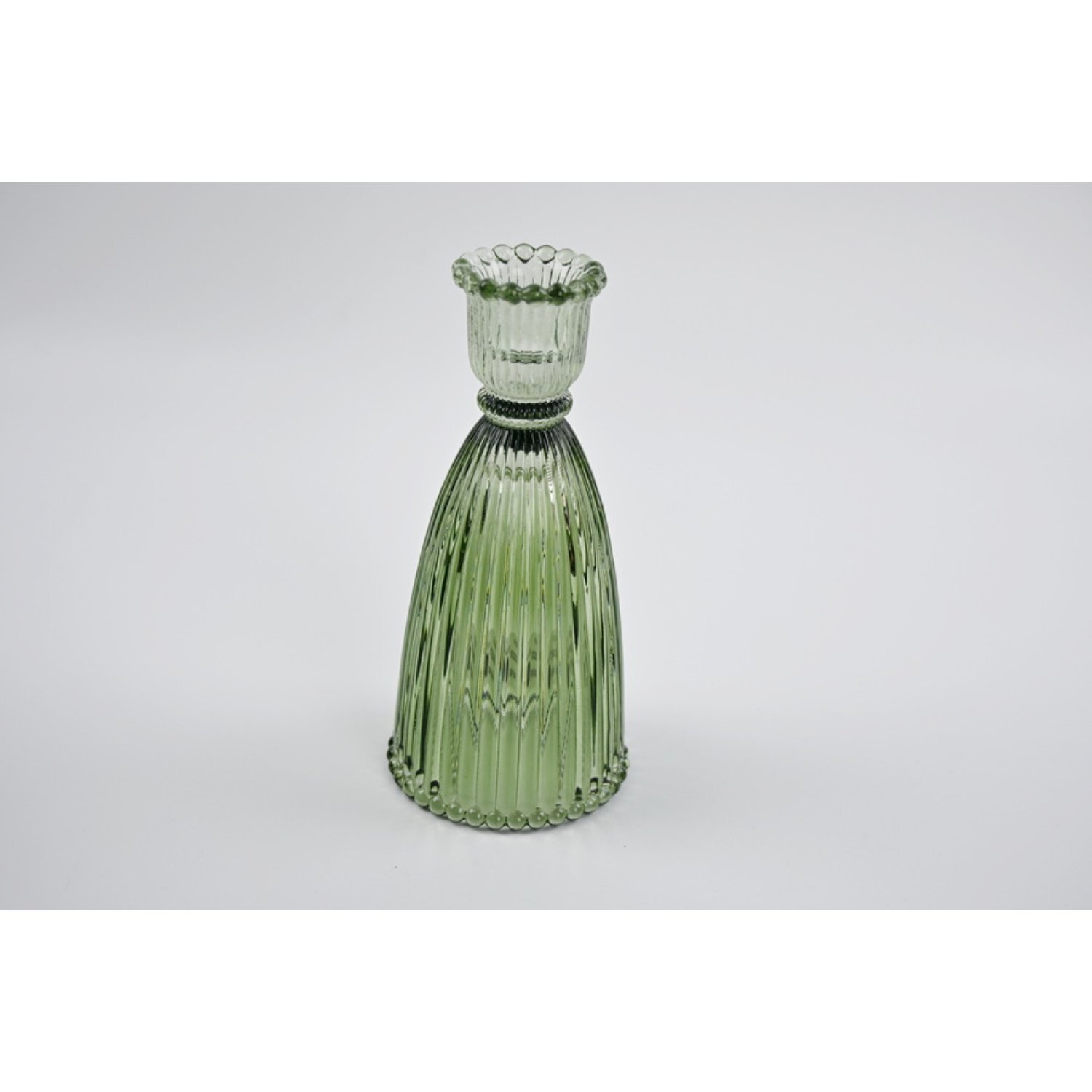 Kdmd Unisex Green Vintage Candle Holder Medium - Image 2
