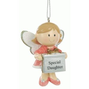 Fairy personalised Christmas tree decoration 'Special Daughter' by