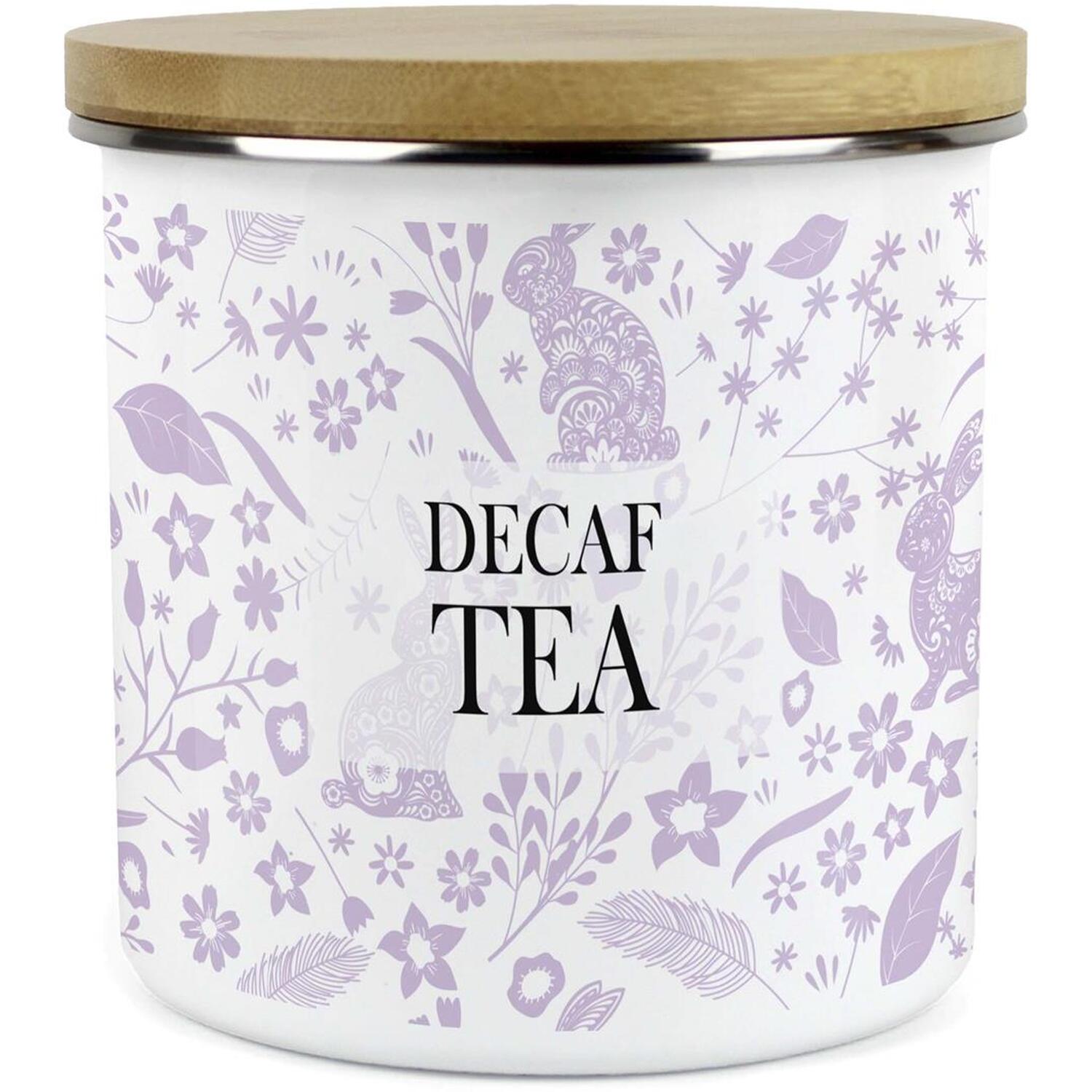 Purely Home Lilac Wild Rabbits Large Kitchen Storage Canister - Blue / Large / 130Mm