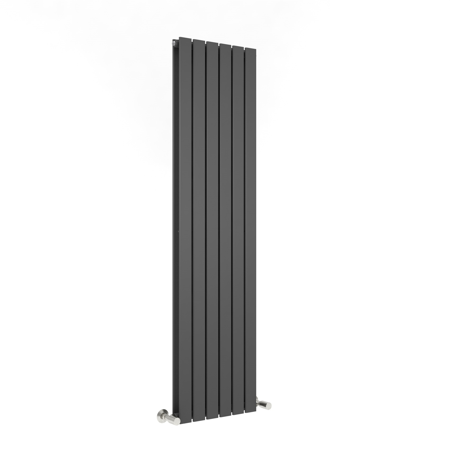 MCC Flat Panel Double Radiator 1800 x 408mm Anthracite Grey Mild Steel - Image 2