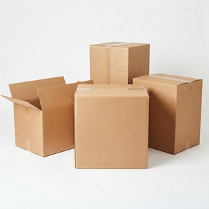 50 x Brown Double Wall Corrugated Cardboard Boxes 18 x 18 x 18