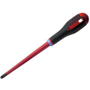 ERGO Slim VDE Insulated Pozidriv Screwdriver PZ2 x 80mm