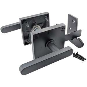 OKODOKO Double-Sided Aluminium Gate Latch for Wooden Gates