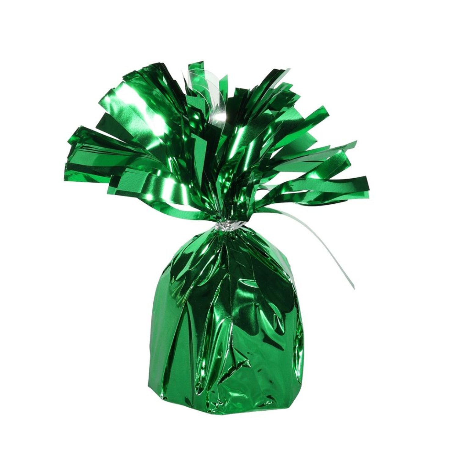 Kdmd Pack Of 12 Foil Balloon Weight With Tag Green