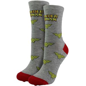 Ladies Wonder Woman Novelty Socks: Fancy Colorful Dress Socks | Gift Socks
