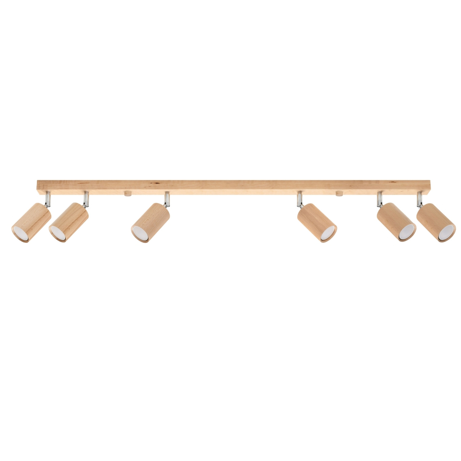Sollux Lighting Ceiling Lamp Berg 6 Natural Wood - Oak
