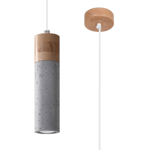 Pendant lamp ZANE 1 grey