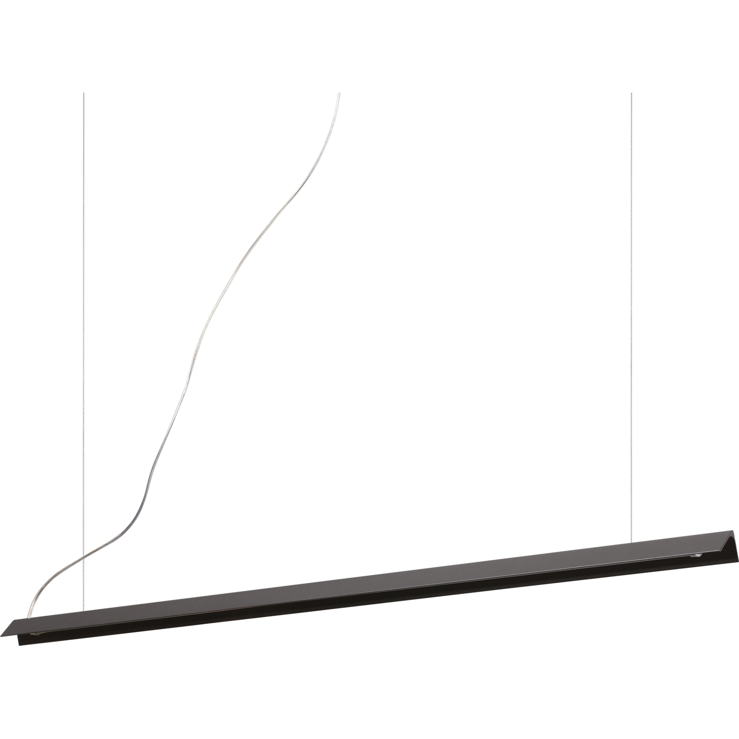 Ideal Lux Lighting V-Line Pendant Light Black - Black
