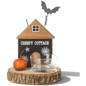 Creepy Cottage Halloween Tea Light Holder