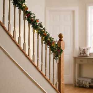 Pre-Lit Robin Garland
