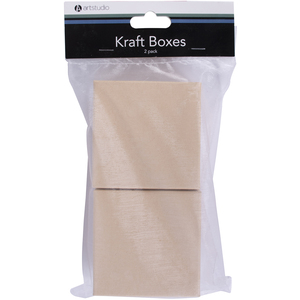 Pack of Two Art Studio Kraft Boxes