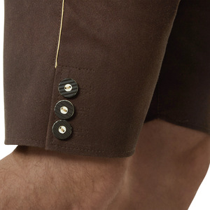 Lederhosen Lian in Faux Leather with Bavarian Embroidery & Buttons, shot 20554029