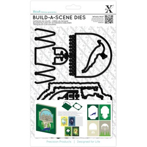 Xcut Shadow Box Die 6 Pieces, Formal Garden, DIY Build-A-Scene, Art & Craft