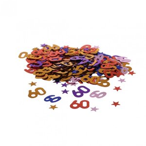 Mini Stars 60 Confetti Multicolor Coloured 12 Pack