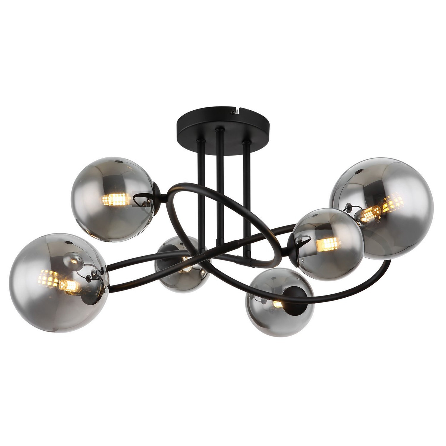 Globo Lighting Riha Ceiling Light Black