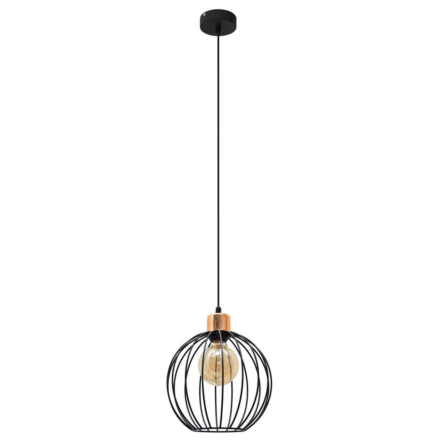 Helam Lighting Mercure Pendant Light Black