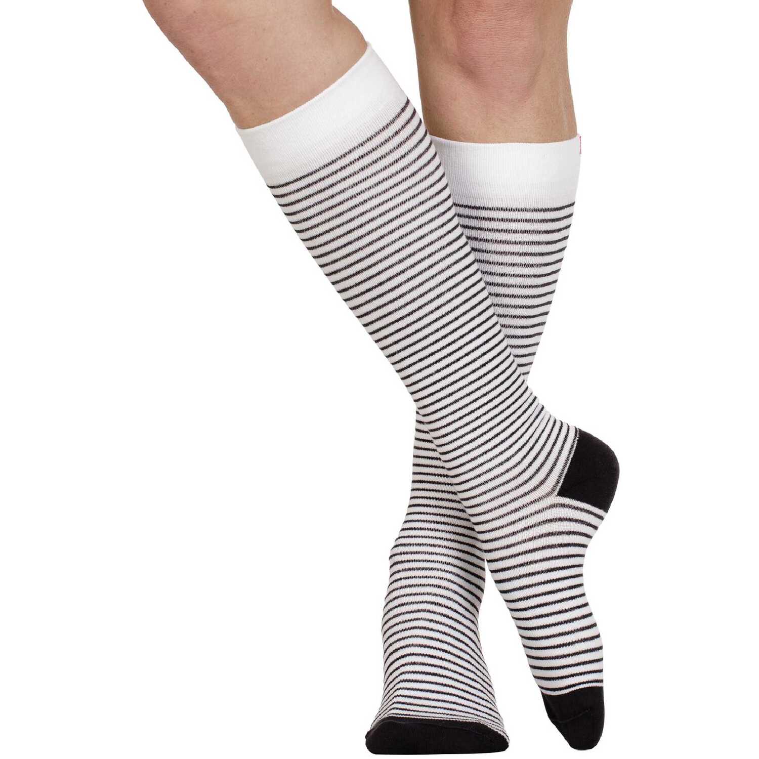 Compaction Socks 1 Pack Wide Calf Cotton Graduated Compression Socks | 30-40 mmHg