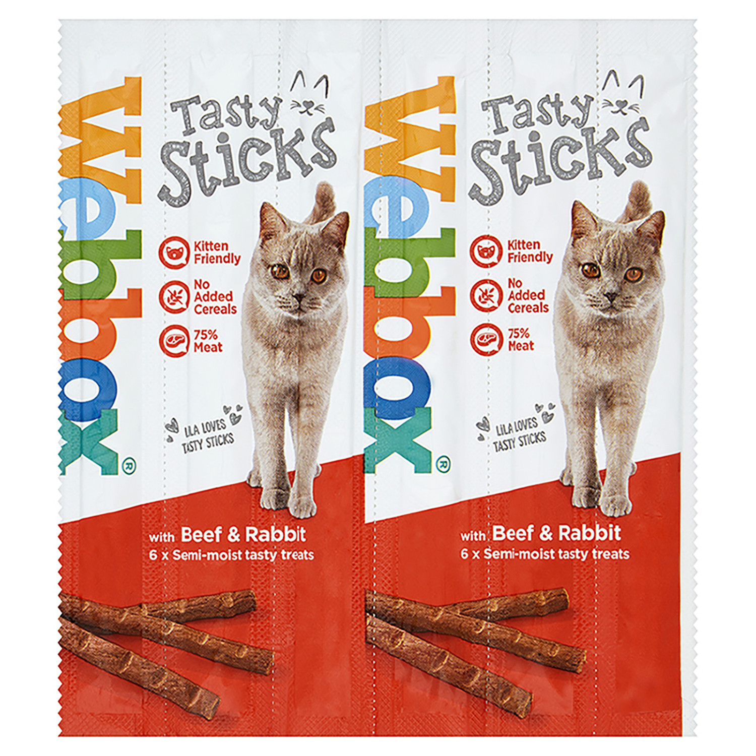 Webbox Tasty Sticks - Beef and Rabbit