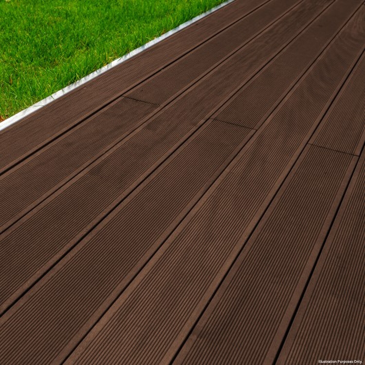 Monstershop Jardi Composite Decking 10 Sqm Conker Brown - Brown