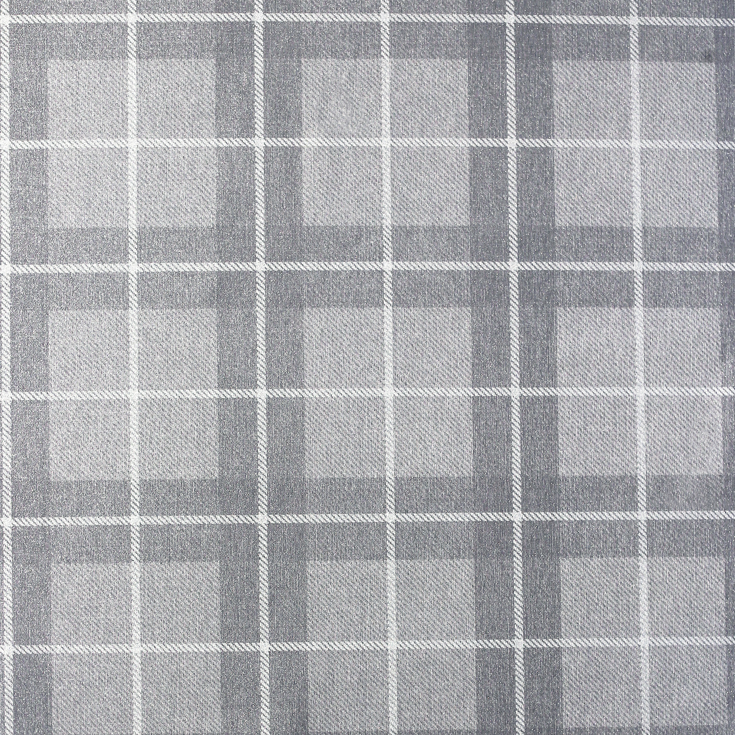 Arthouse Heritage Check Wallpaper in Mid Grey
