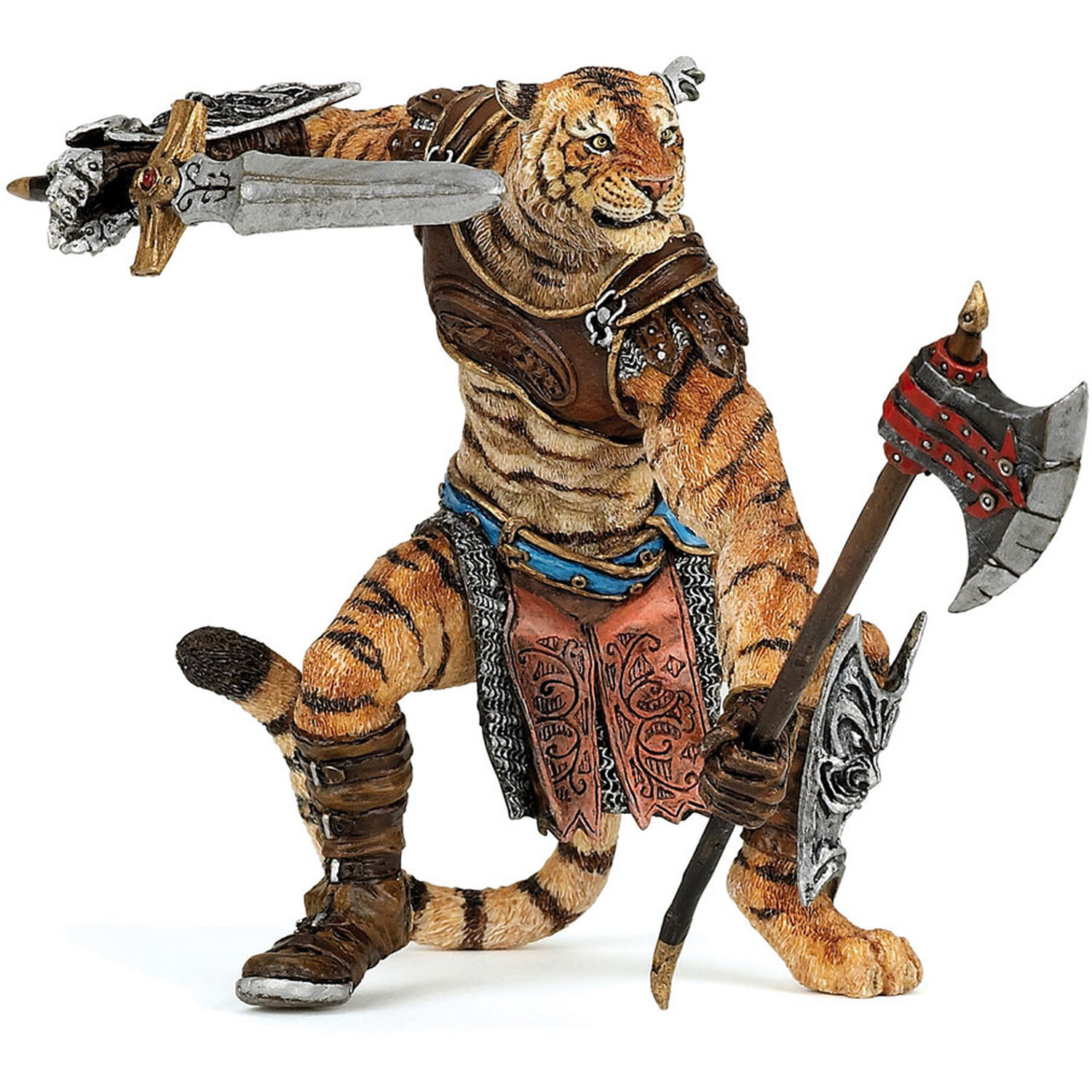 Image of PAPO Fantasy World Mutant Tiger Toy Figure - Black
