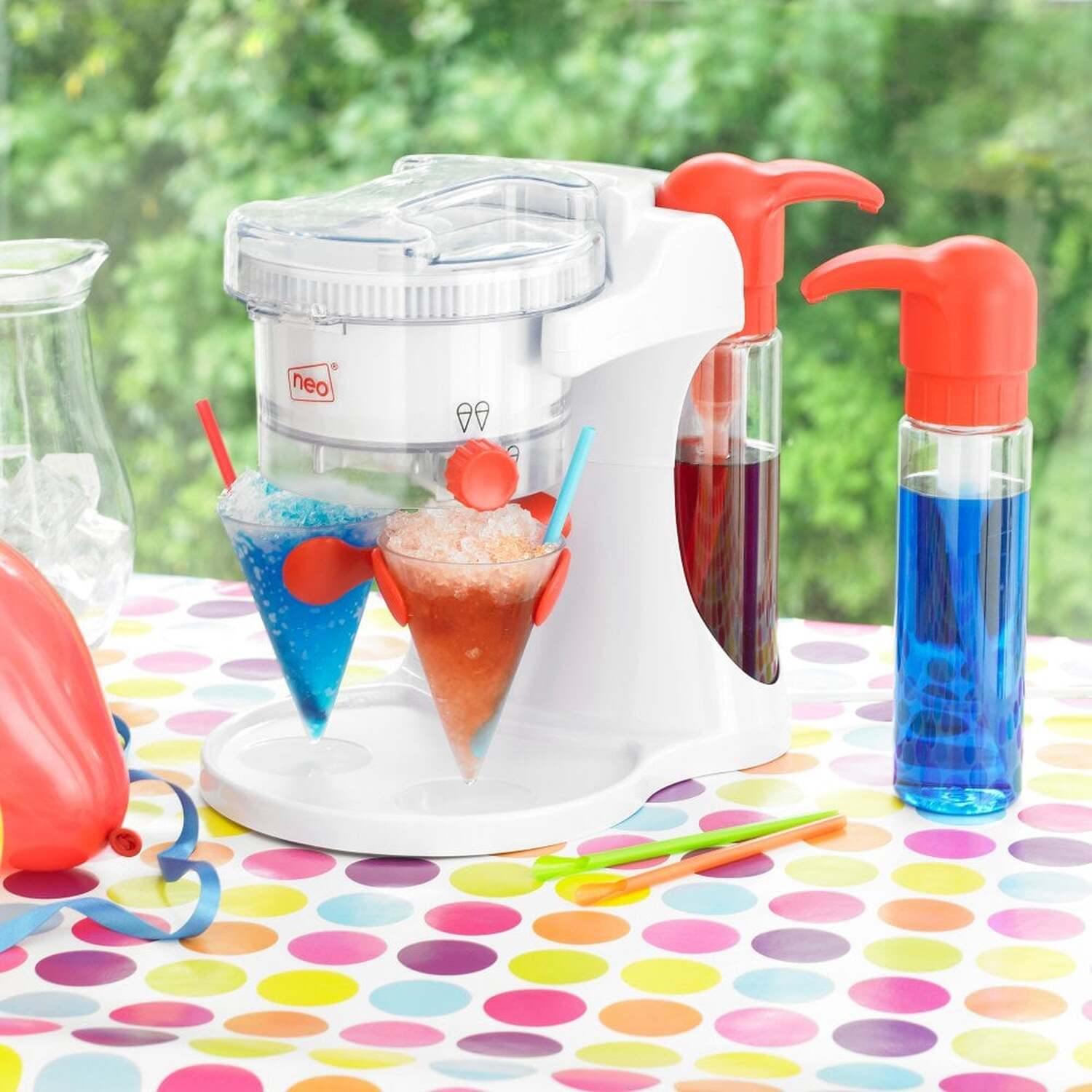 Neo Ice Snow Cone Slushy Maker Machine - White