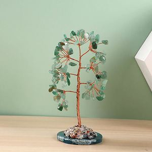 Natural Stone Look Fortune Tree Decorative Ornament