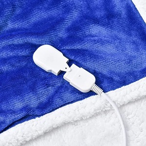 Glam Haus Heated Throw Electric Fleece Over Blanket Sofa Bed Large