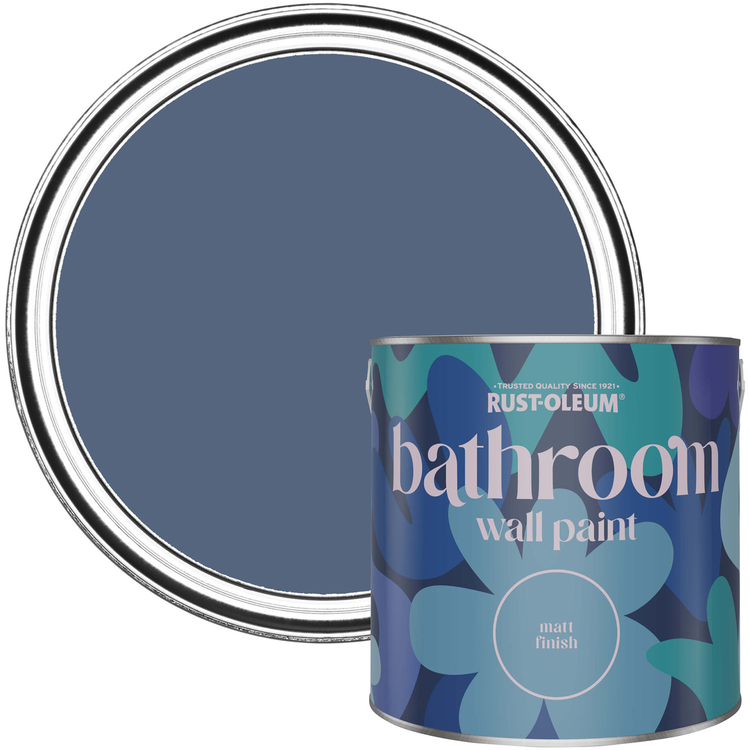 Rust-Oleum Bathroom Wall  Ceiling Paint - Blue River - Blue