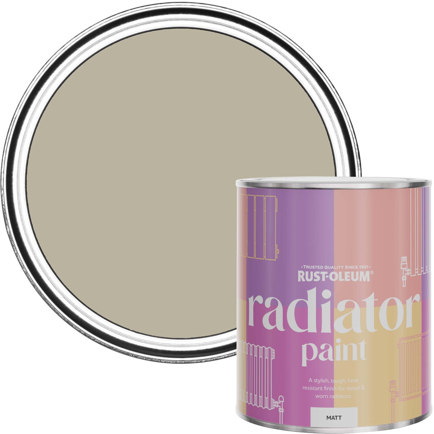Rust-Oleum Radiator Quarry Lime 750Ml - Yellow