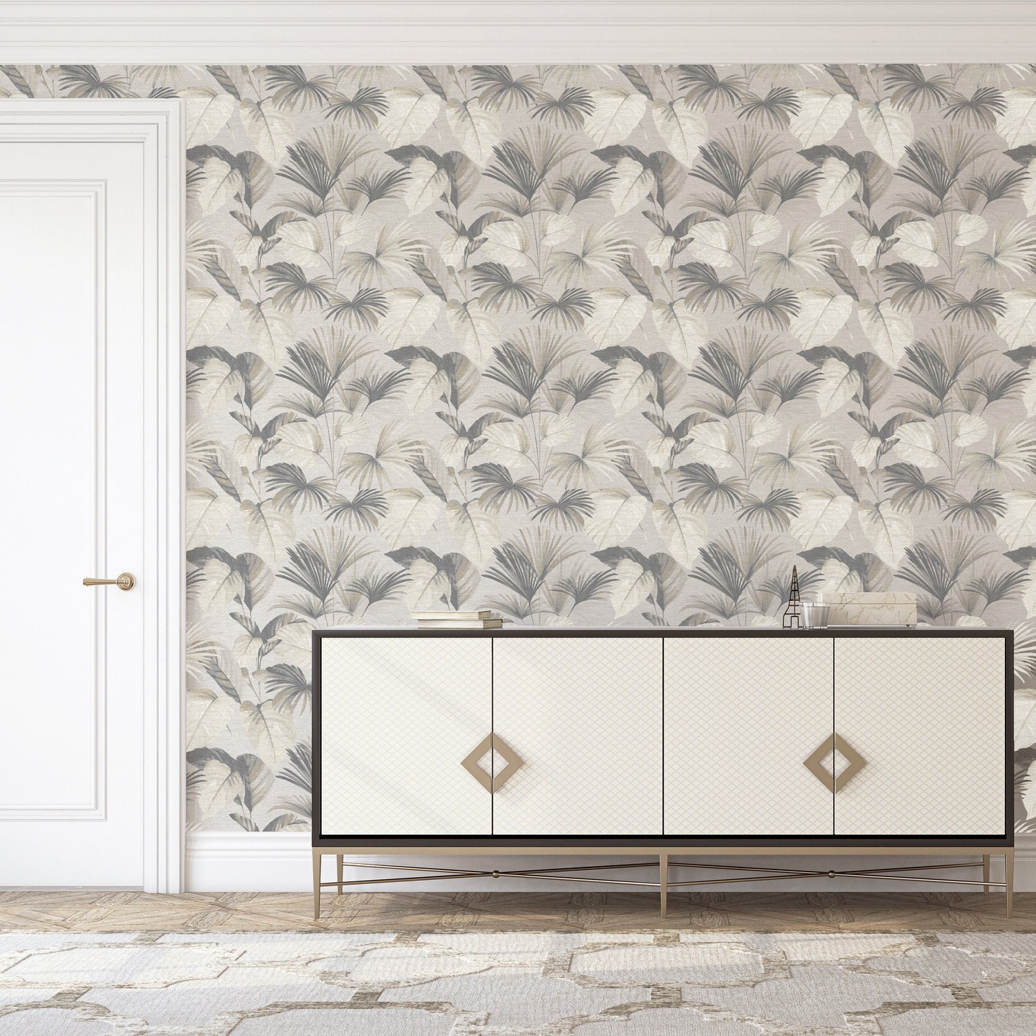 Arthouse Palm Grove Natural Wallpaper - Neutral