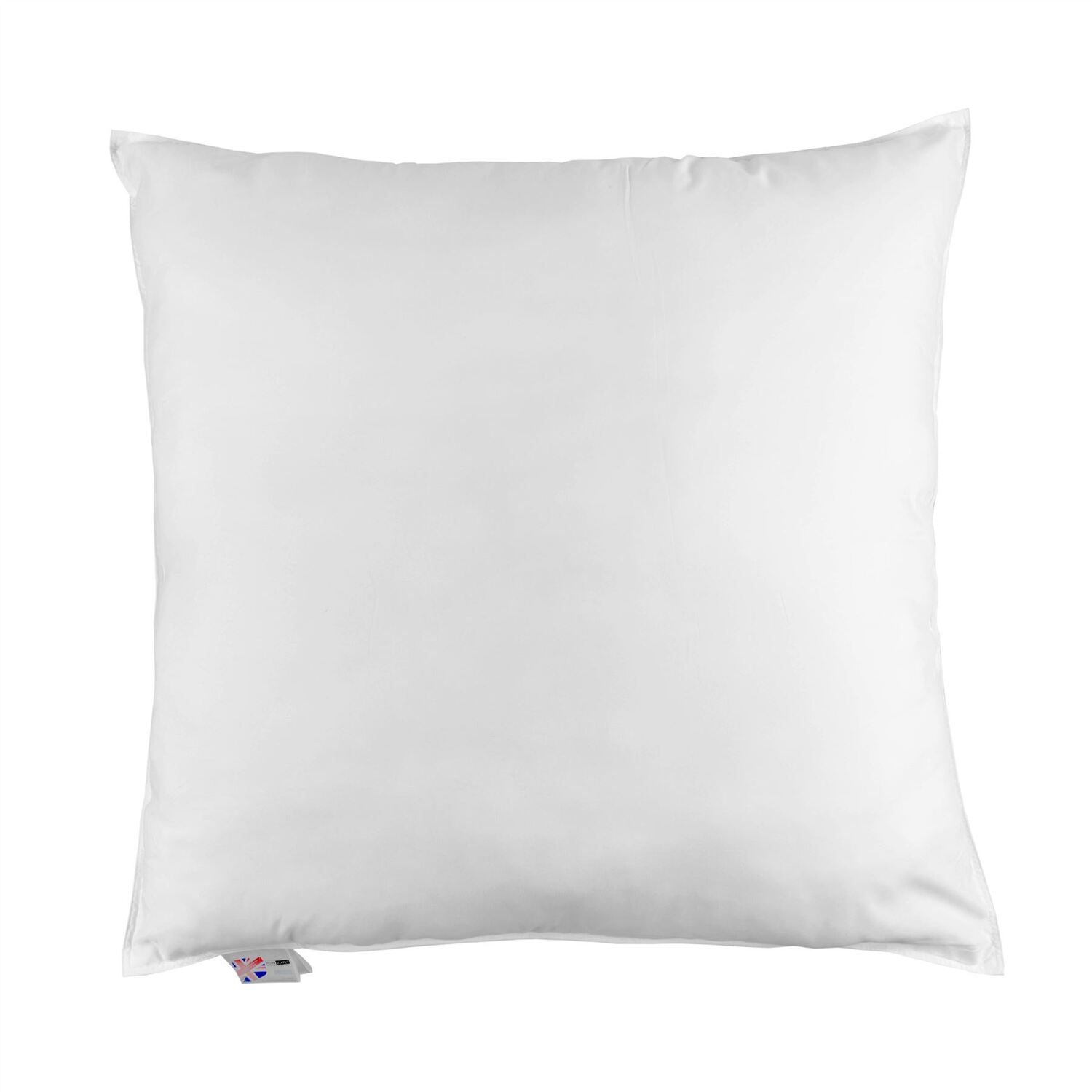 Homescapes Goose Down Euro Square Pillow 80cm X 80cm (32"x32") - White thumbnail