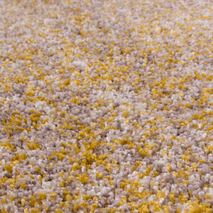 Super Soft Mustard Beige Mottled Shaggy Area Rug