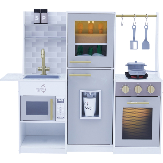 Teamson Kids - Little Chef Lyon Modern Play Kitchen - Grey