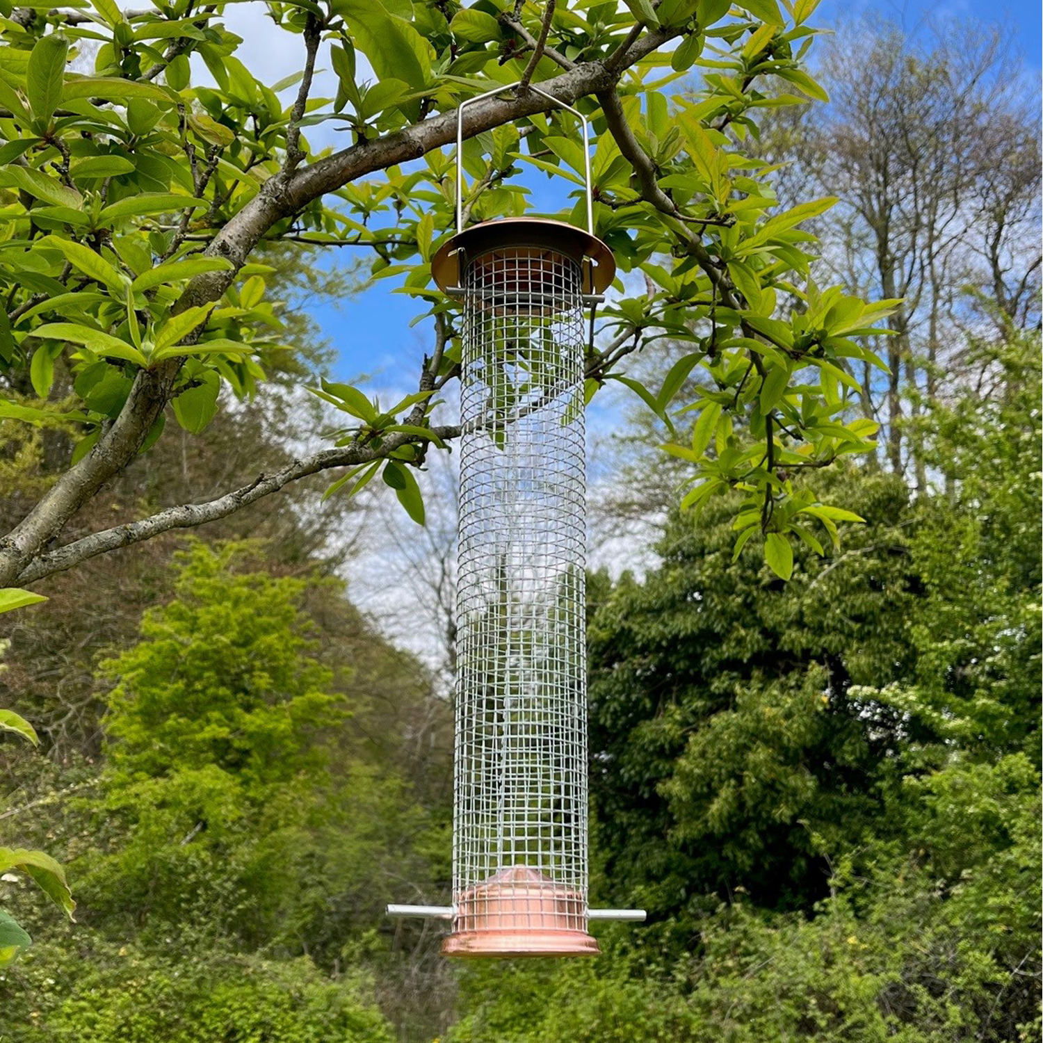 Image of Large Copper Style Hanging Bird Nut&hellip;