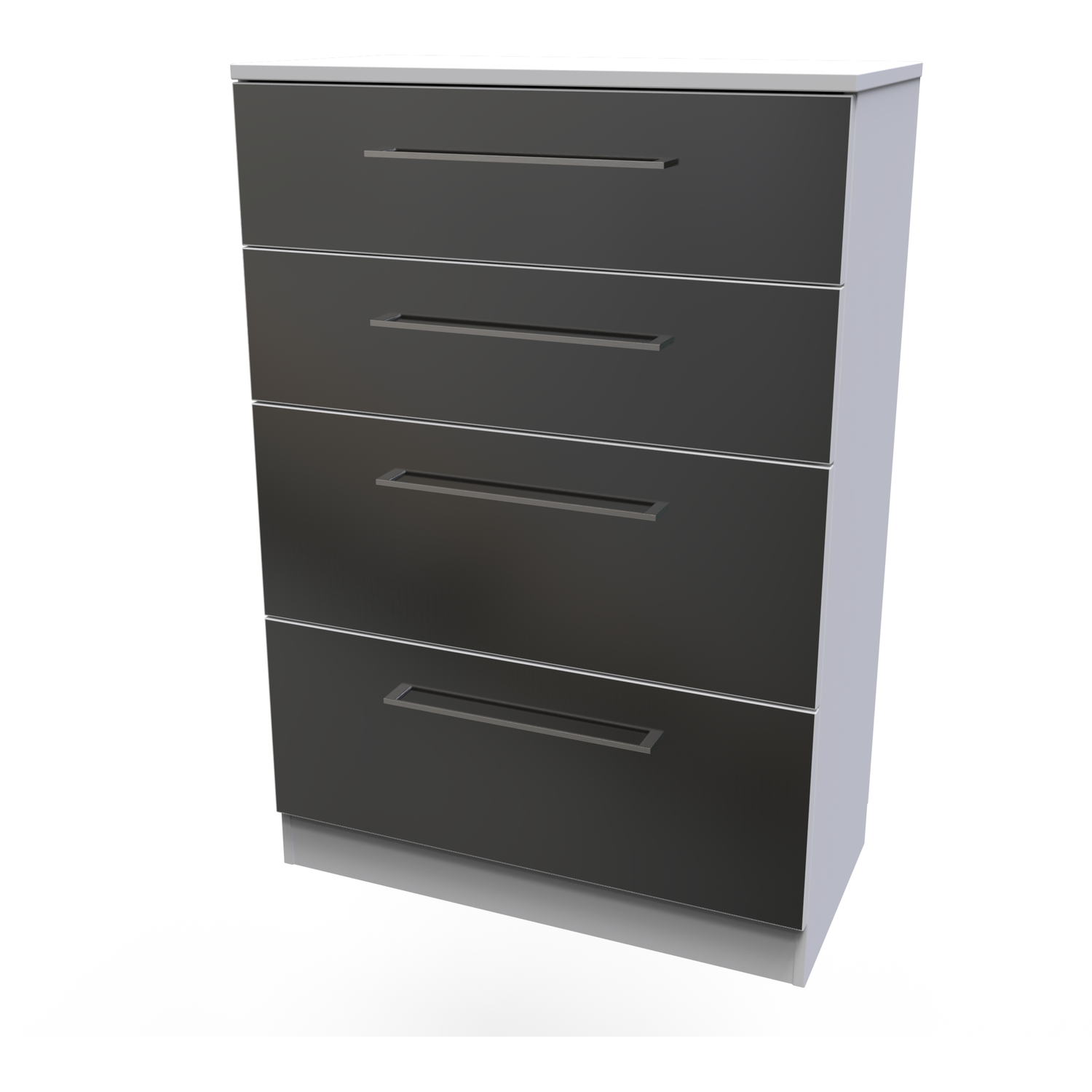 Rattan Chest of Drawer, 4 Drawer Chest for Bedroom with Metal Leg - L31.5'' x W15.75'' x 44.57'' (Natural) - White Label