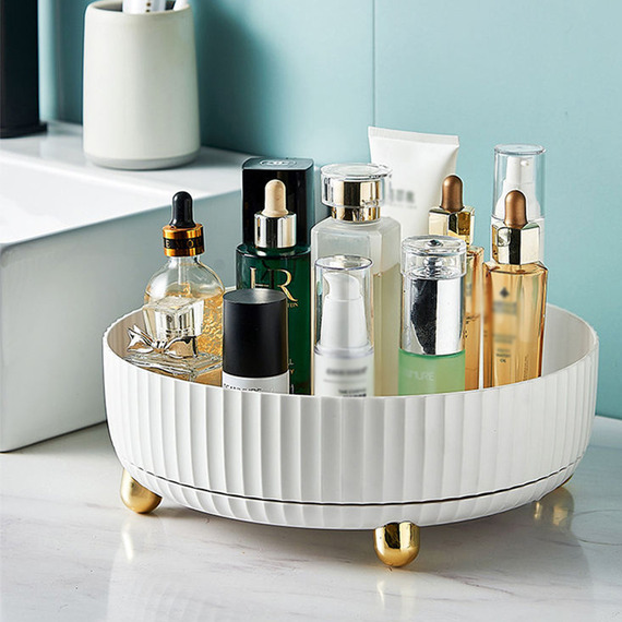 Livingandhome Rotating Cosmetic Storage Tray