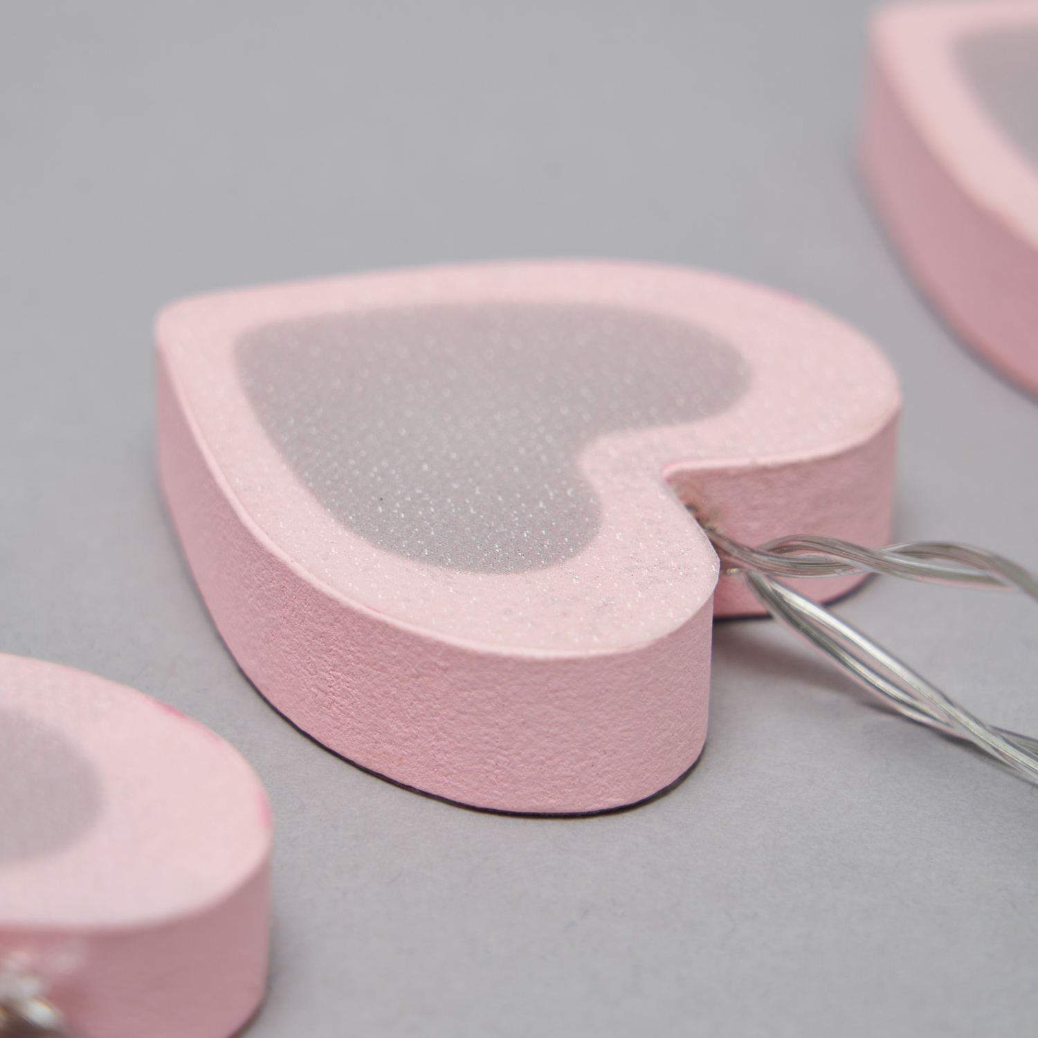Glow Led String Lights - Love Heart