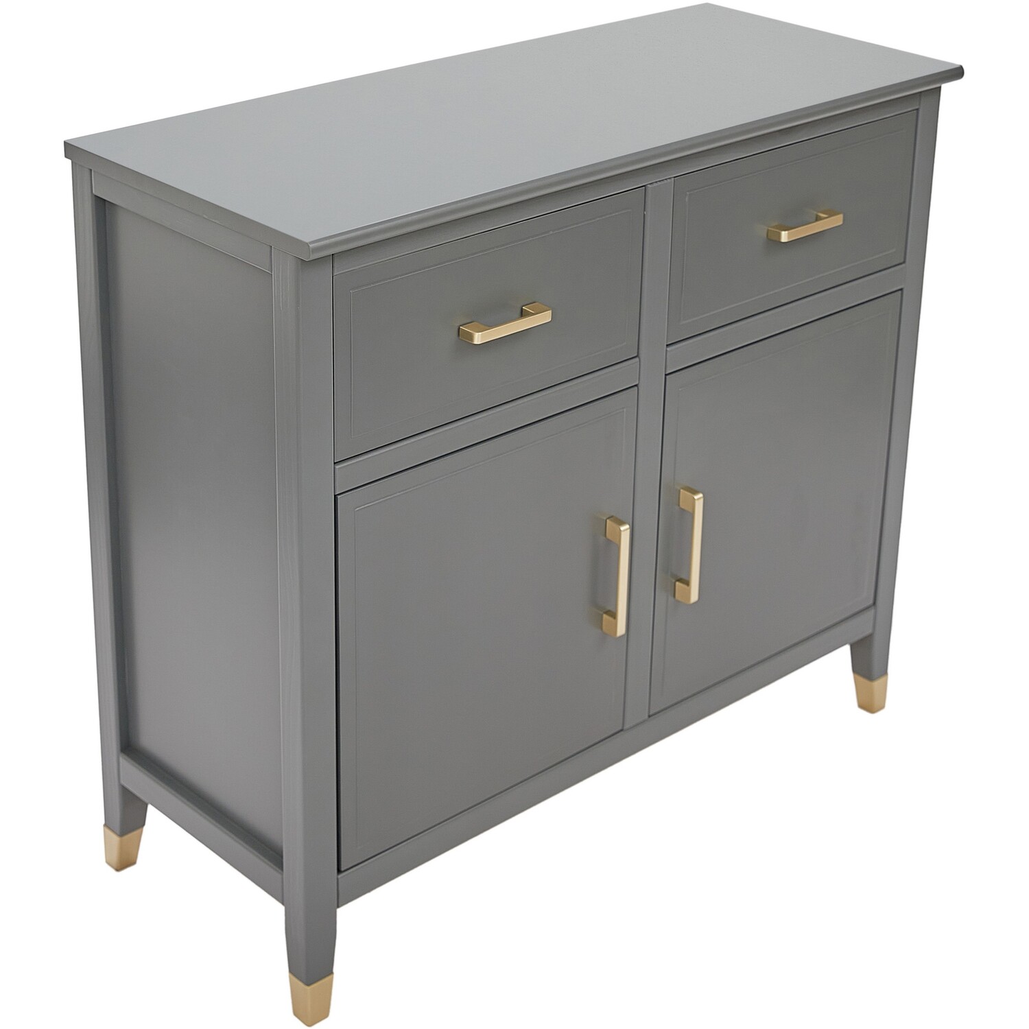 Palazzi 2 Door 2 Drawer Sideboard - Grey